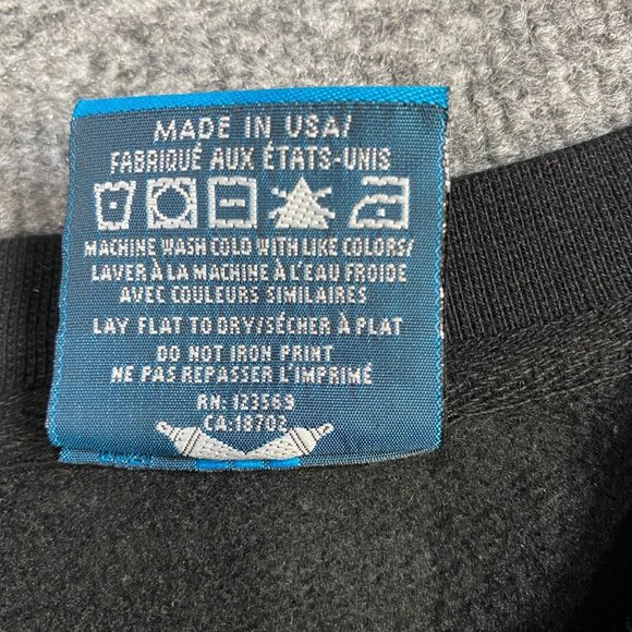 Entree Mens Sweatshirt L Black Bud Heart Pot Weed USA Made - Picture 8 of 9